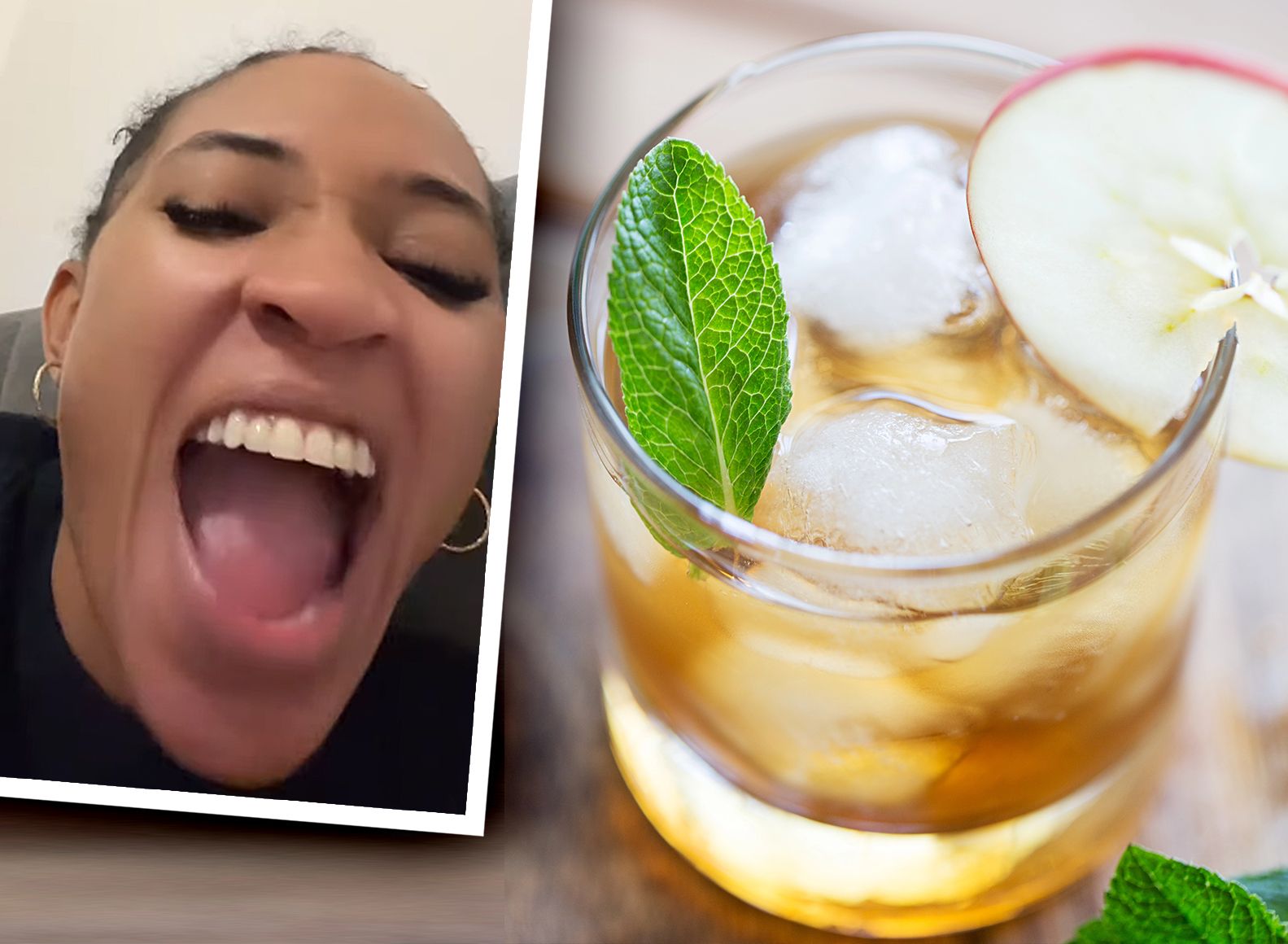 Häää, was soll das? Amerikanerin trinkt Apfelschorle – und rastet aus!