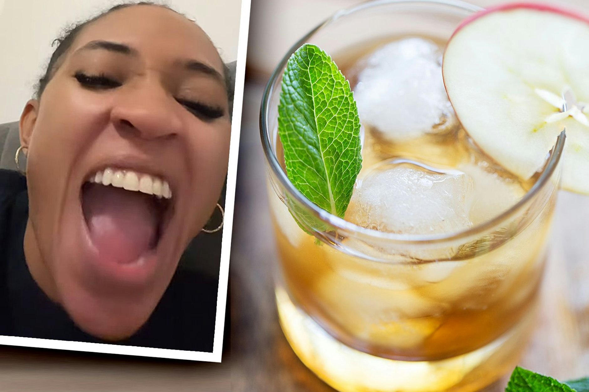 Krys Alexandra, die sich auf Instagram krysthasis nennt, rastet schon beim Gedanken an Apfelschorle völlig aus.