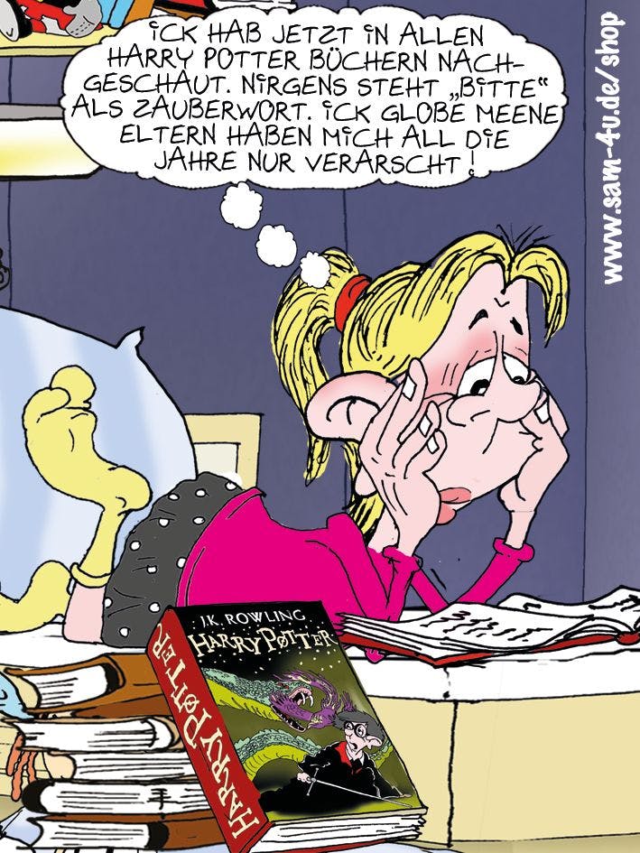 Der Cartoon des Tages kommt auch heute von unserem Zeichner Sam Paff aus Berlin.