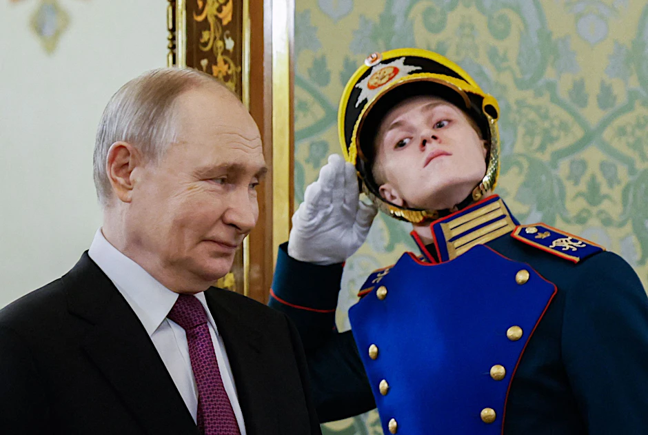 Wladimir Putin am 13. März im Keml
