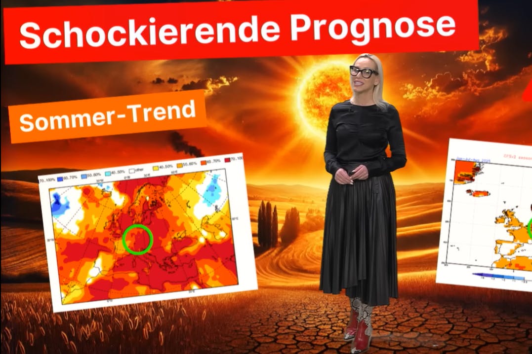 Kathy Schrey von wetter.net kündigt einen Hitzesommer an.