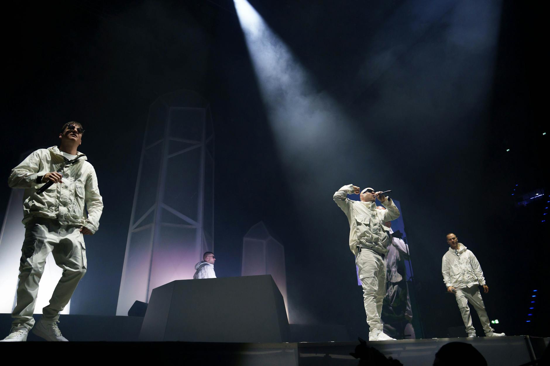 Die Kreuzberger Rapper von K.I.Z am 14. März 2025 live in der Max-Schmeling-Halle in Berlin