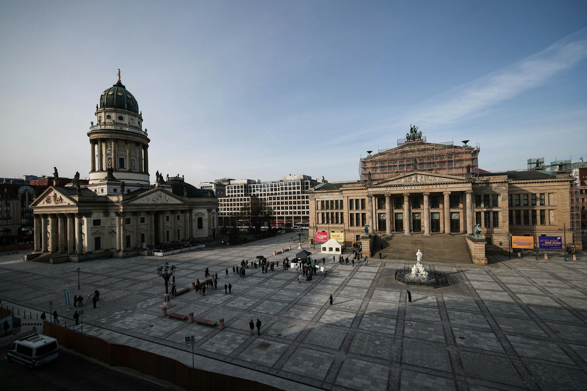 Das heilige Raster: der Gendarmenmarkt in Mitte nach seiner Wiedereröffnung