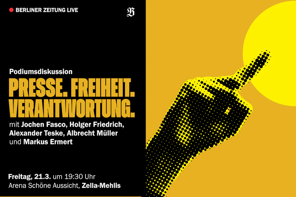 Thuringia'da Holger Friedrich ile Medya hakkında tartışma: Basın, Özgürlük ve Sorumluluk