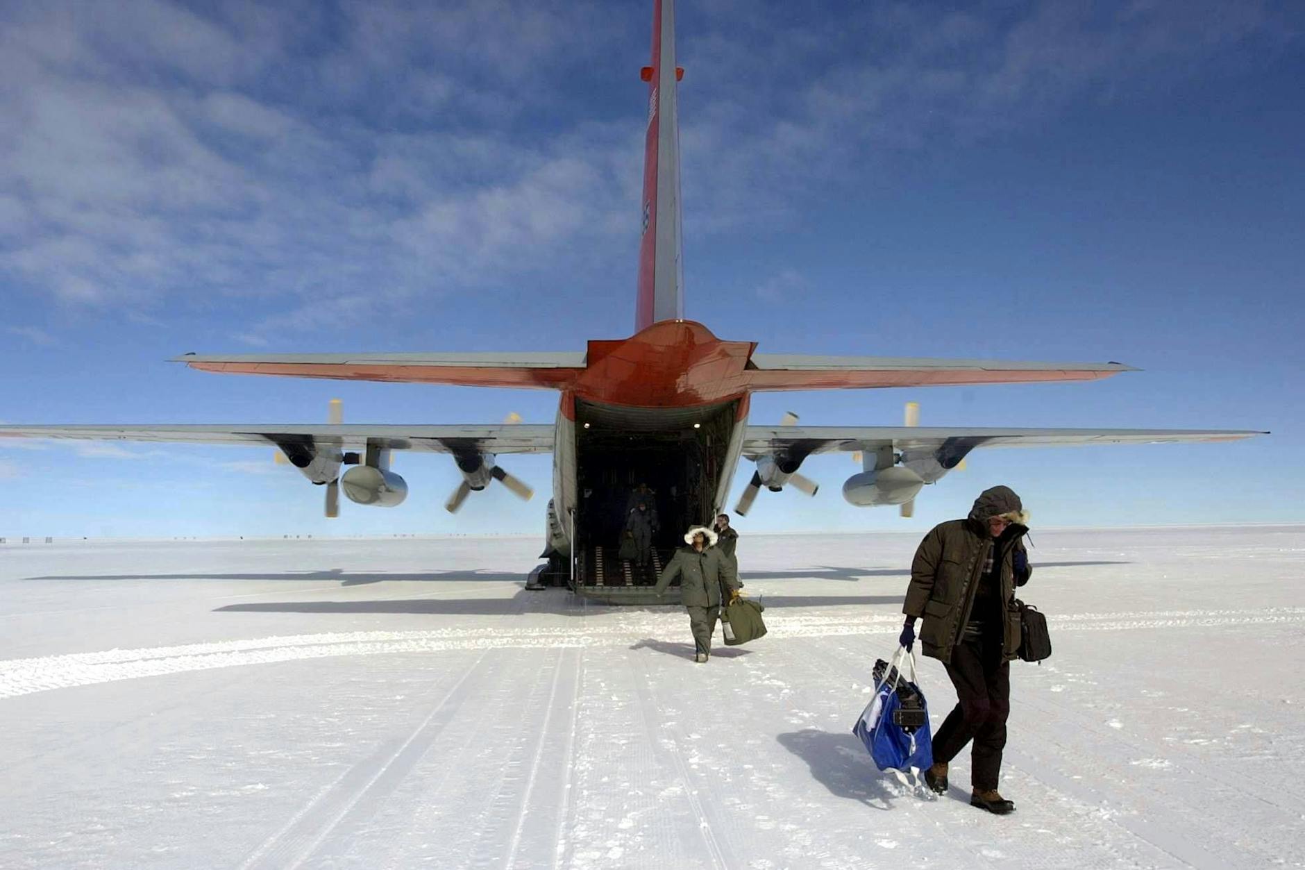 Französische Eislandungen auf der von Trump begehrten arktischen Insel Grönland (Illustration)