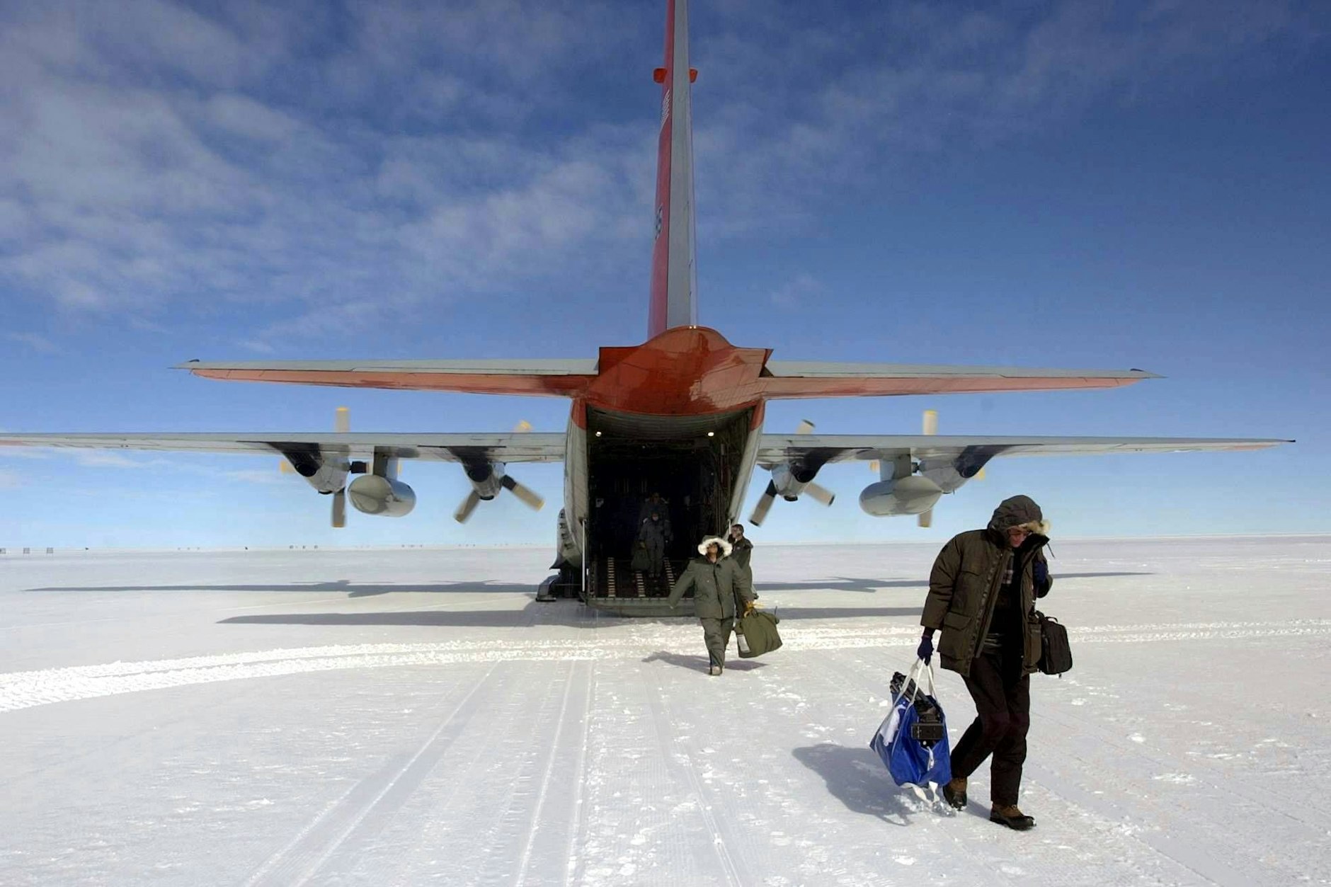 Französische Eislandungen auf der von Trump begehrten arktischen Insel Grönland (Illustration)