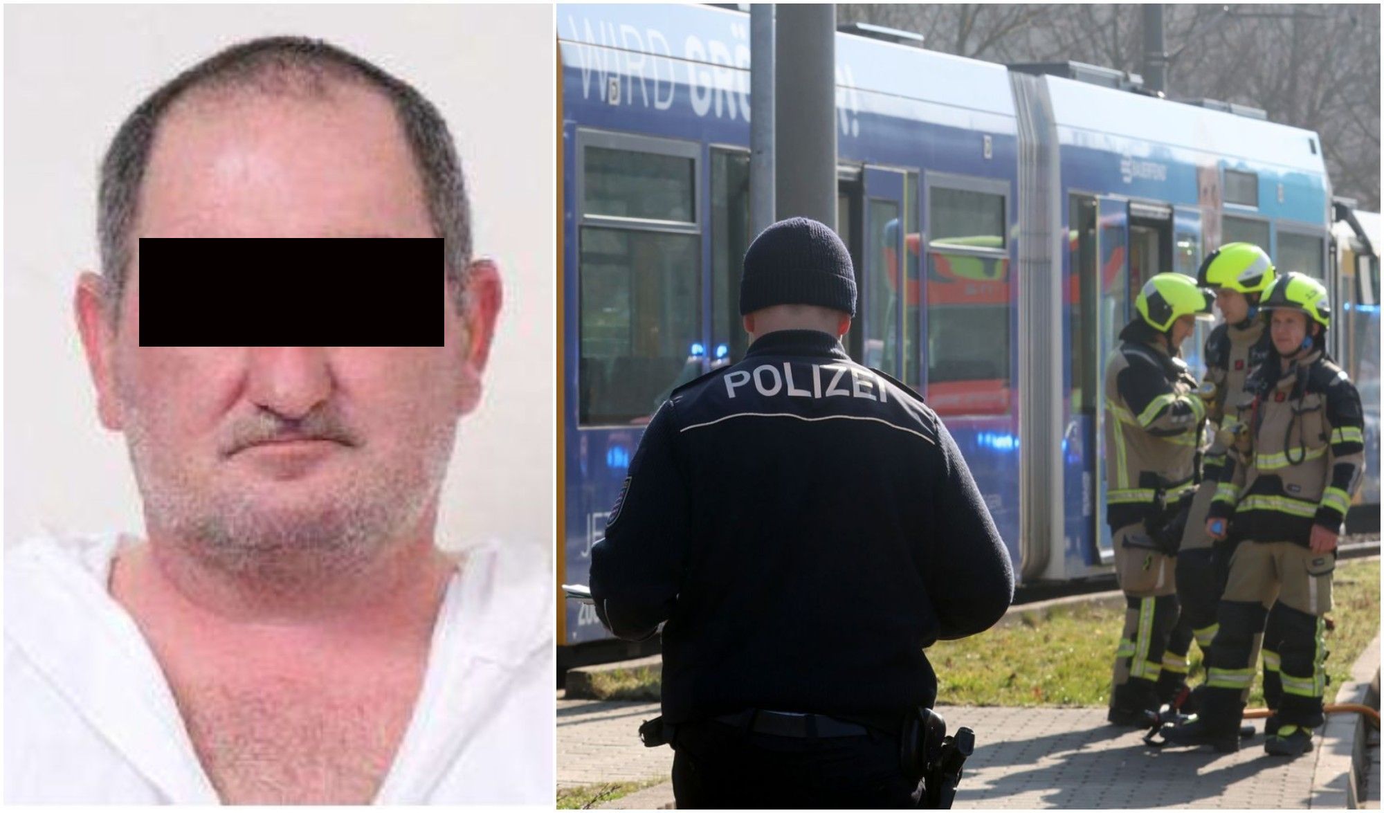 Update! Frau in Straßenbahn angezündet! Ehemann festgenommen