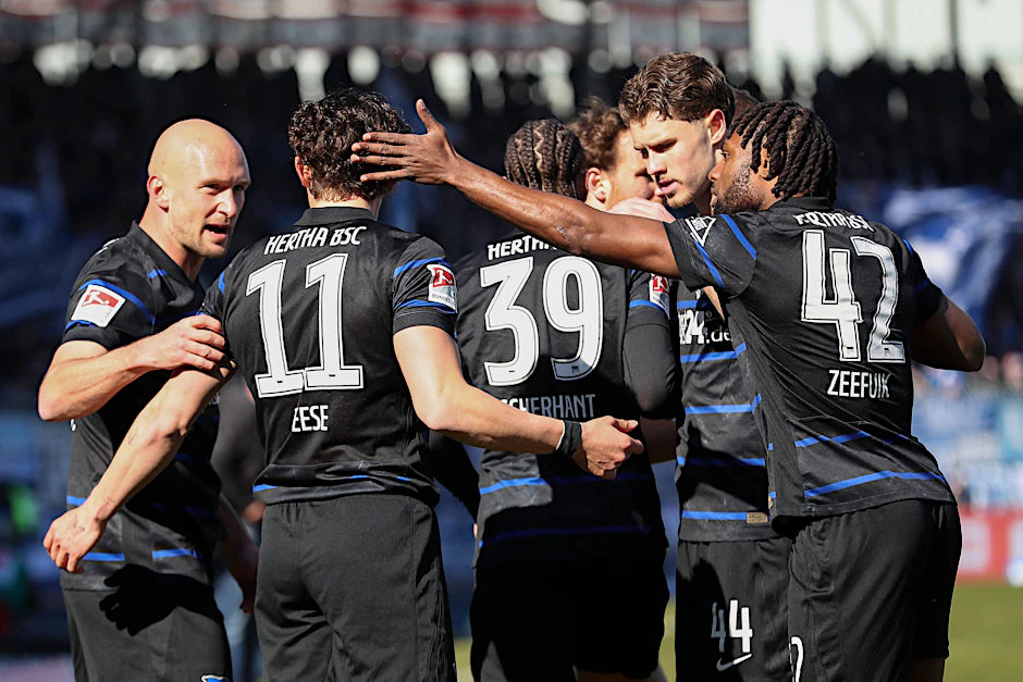 Am Sonntag jubelte Hertha BSC noch beim Zweitliga-Kellerduell in Braunschweig, am Mittwoch auch gegen den FC St. Pauli?
