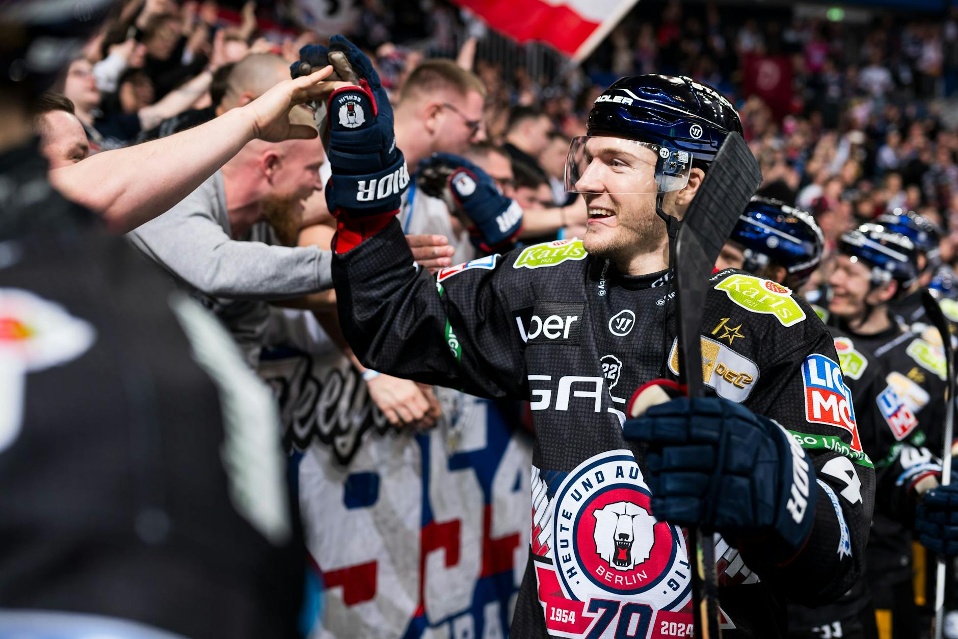 Fühlt sich in Berlin und bei den Eisbären sichtlich wohl: Verteidiger Adam Smith