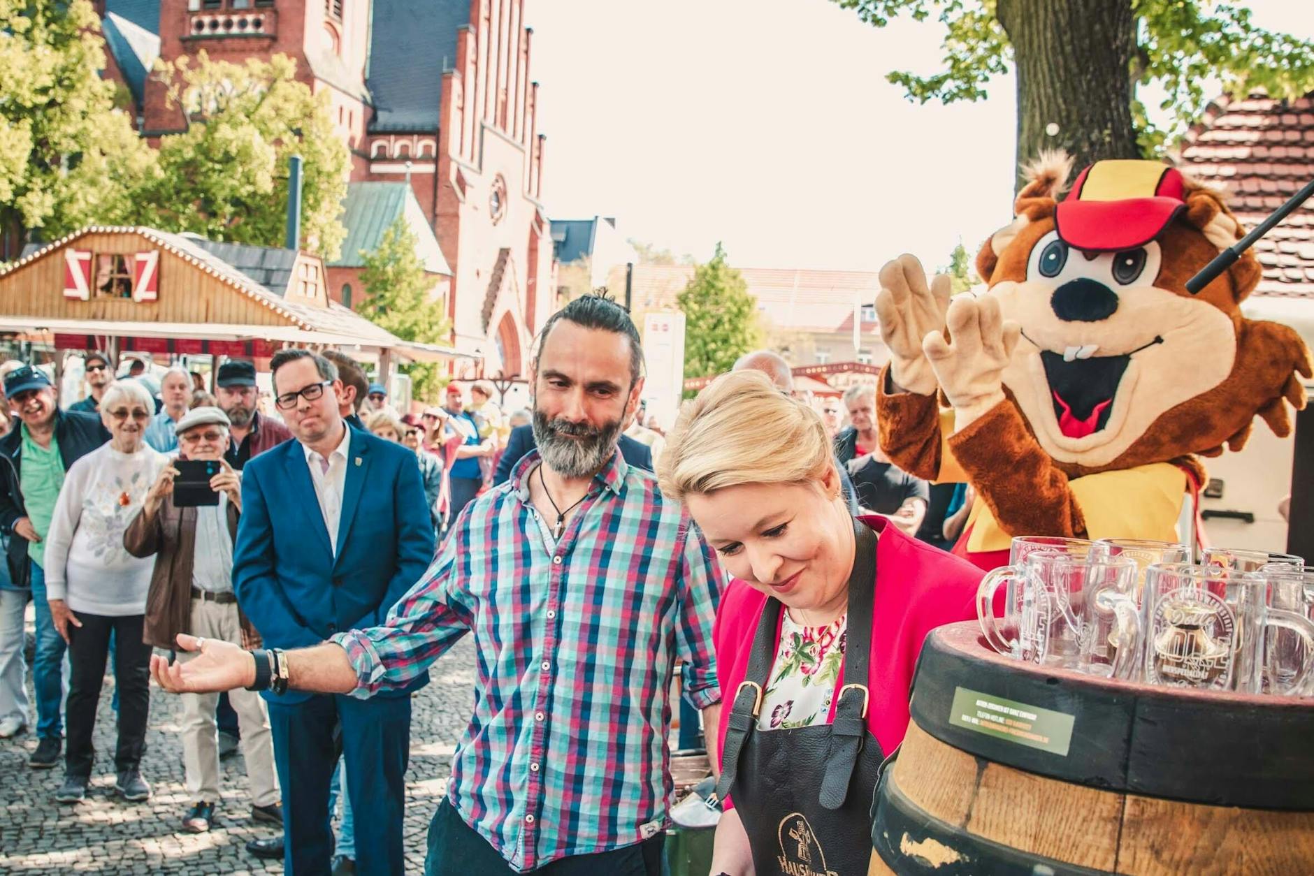 Das Bölschefest in Köpenick wurde aus Angst vor Anschlägen abgesagt. Im letzten jahr war sogar Franziska Giffey zur Eröffnung vor Ort.