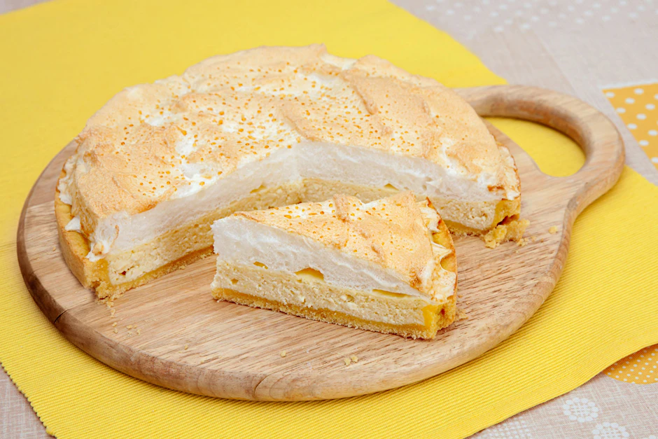 Cremig-saftiger Käsekuchen mit luftigem Baiser-Topping. Tränenkuchen oder Goldtröpfchentorte sollten Sie unbedingt mal probieren!