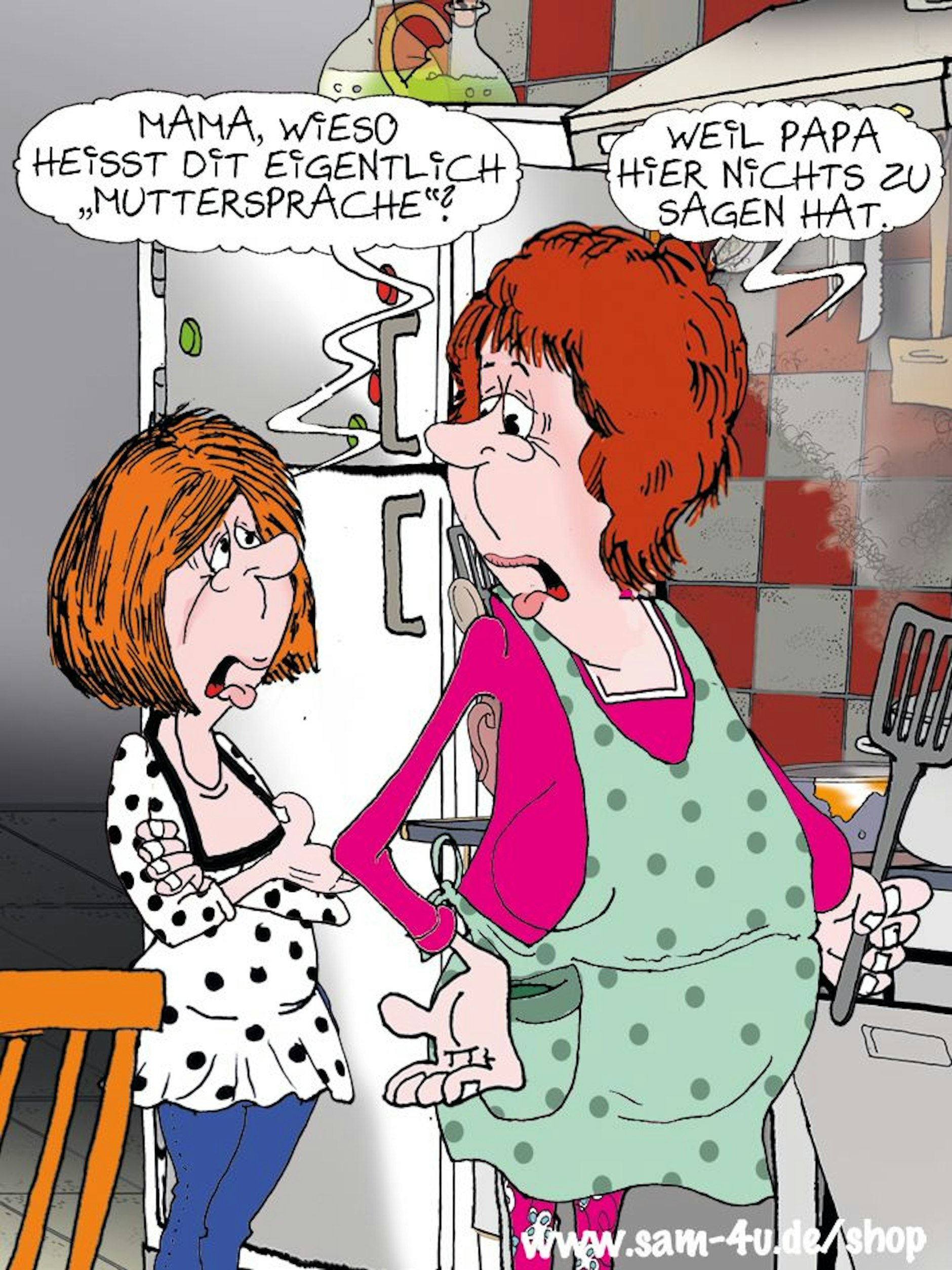 Der Cartoon des Tages kommt heute wie immer von unserem Zeichner Sam Paff aus Berlin.