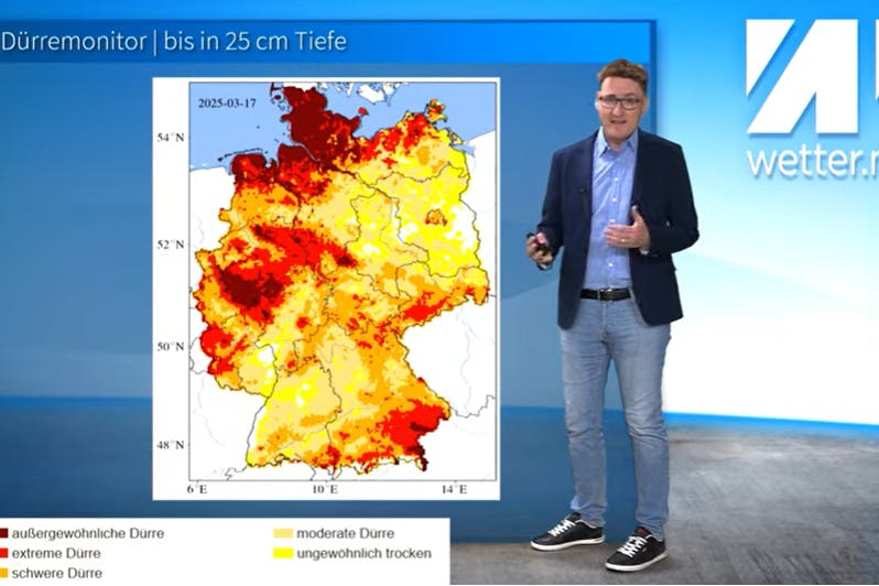 Das Wetter ist schon jetzt fast sommerlich warm und vor allem viel zu trocken.