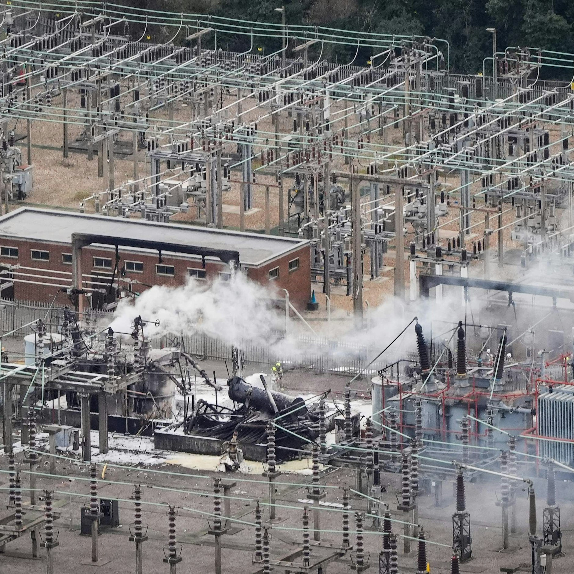 Der Brand in dem Umspannwerk bei London wurde mittlerweile unter Kontrolle gebracht.