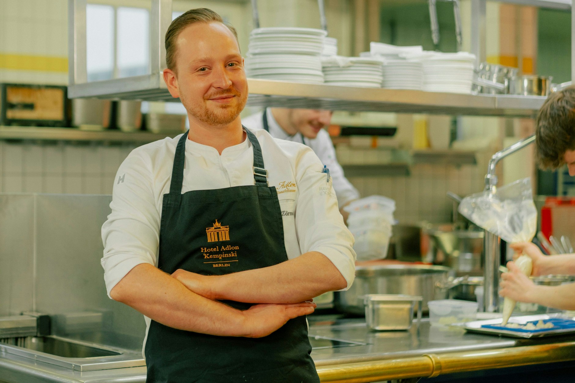 Jonas Zörner ist seit vergangenem Monat der neue Küchenchef im Lorenz Adlon Esszimmer.