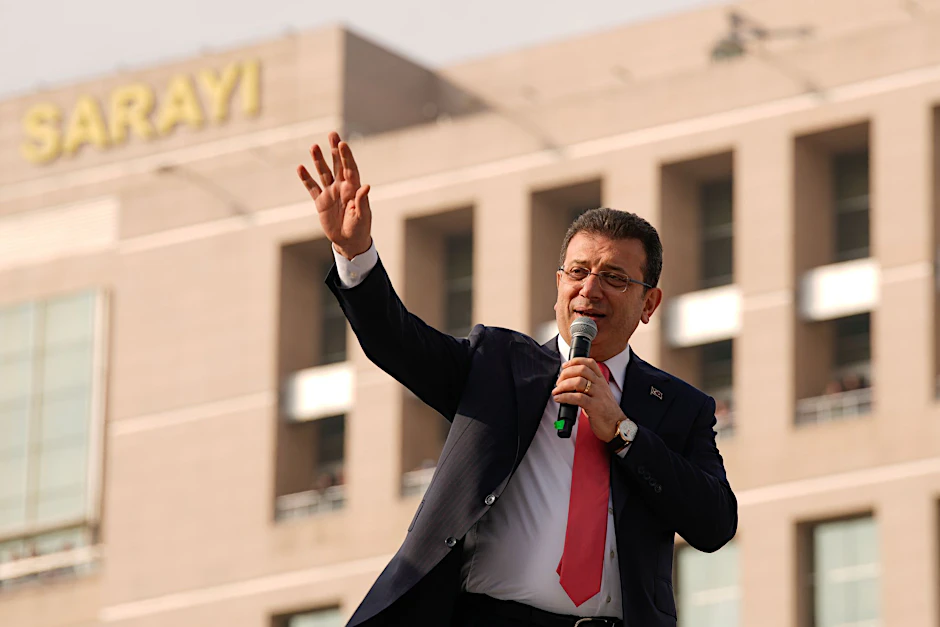 Istanbuls Bürgermeister Ekrem Imamoglu (53). Er muss im Gefängnis bleiben