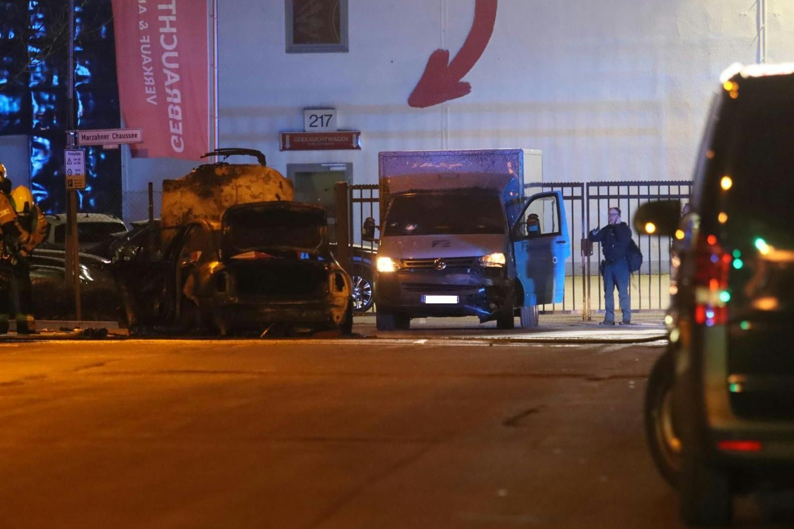 In der Nacht zu Montag wurde in Marzahn ein Geldtransporter überfallen.