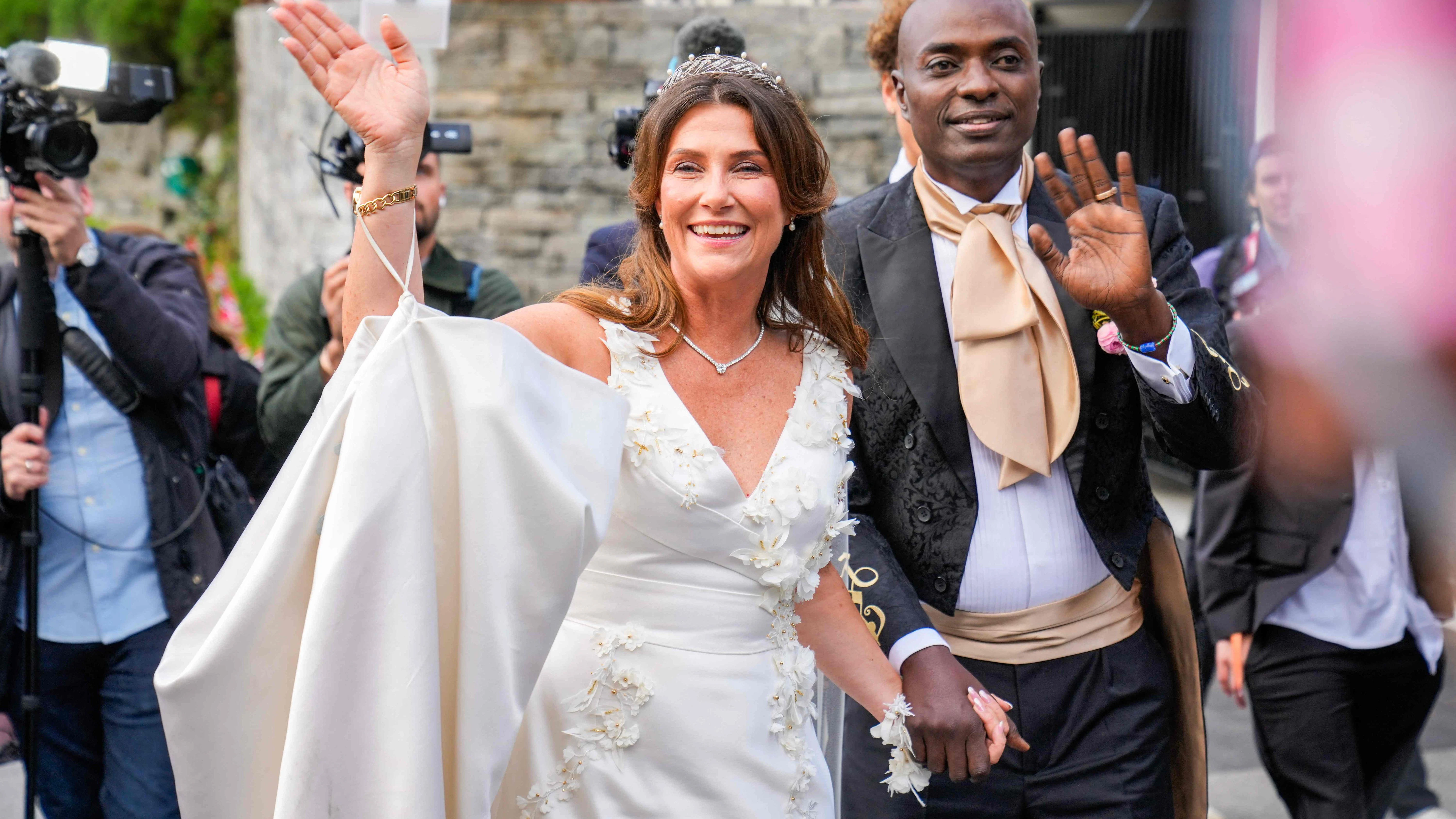 Märtha Louise von Norwegen und der Sex-Schamane Durek Verrett bei ihrer Hochzeit im vergangenen Jahr. 