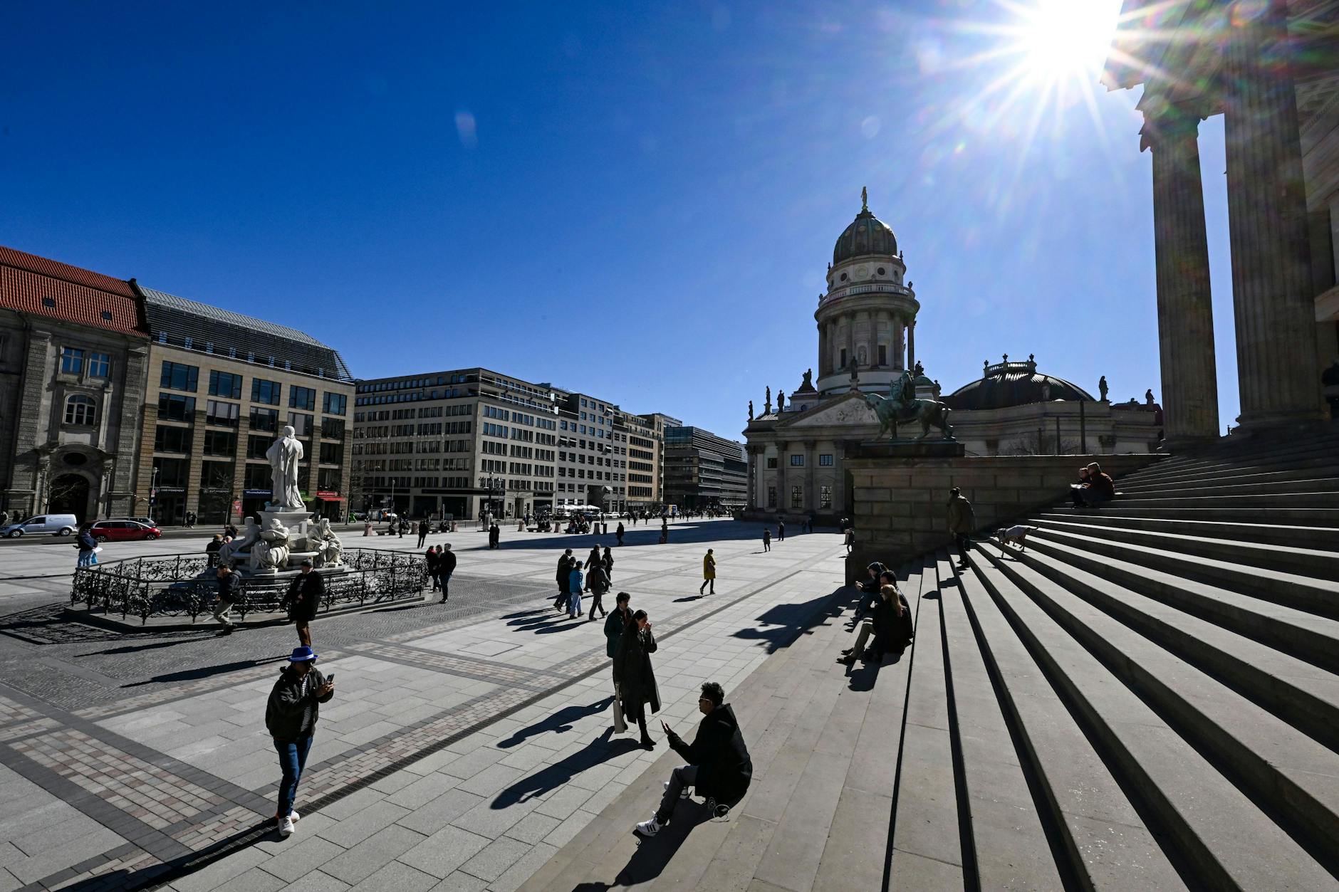 Der Gendarmenmarkt wurde aufwendig erneuert.