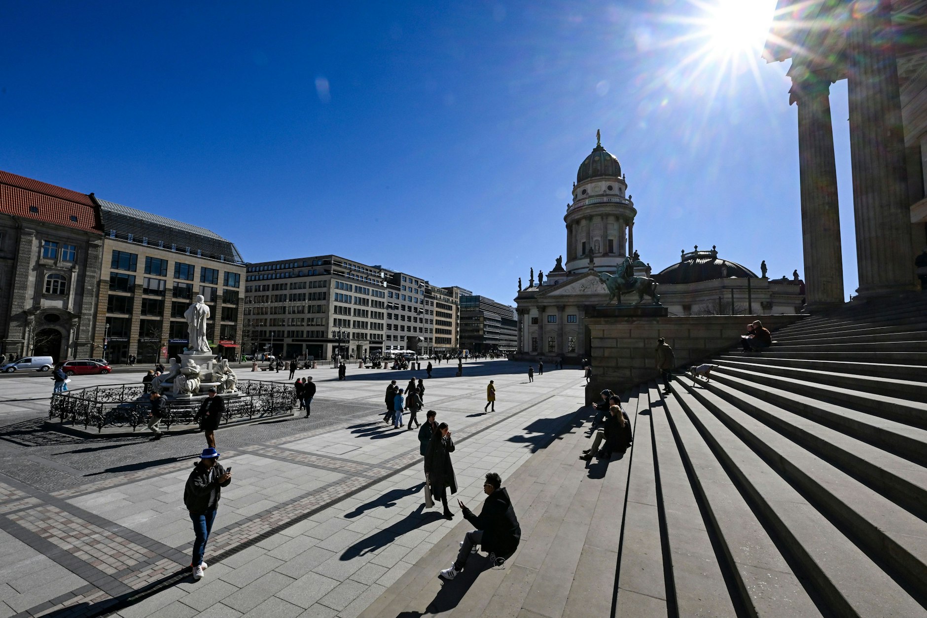 Der Gendarmenmarkt wurde aufwendig erneuert.