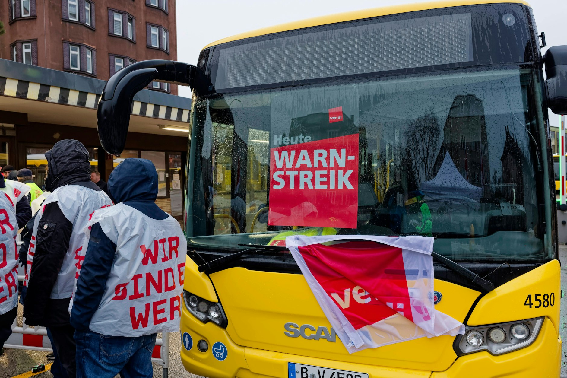 Warnstreik bei der BVG: Nur wenige Busse werden am Mittwoch und am Donnerstag unterwegs sein.