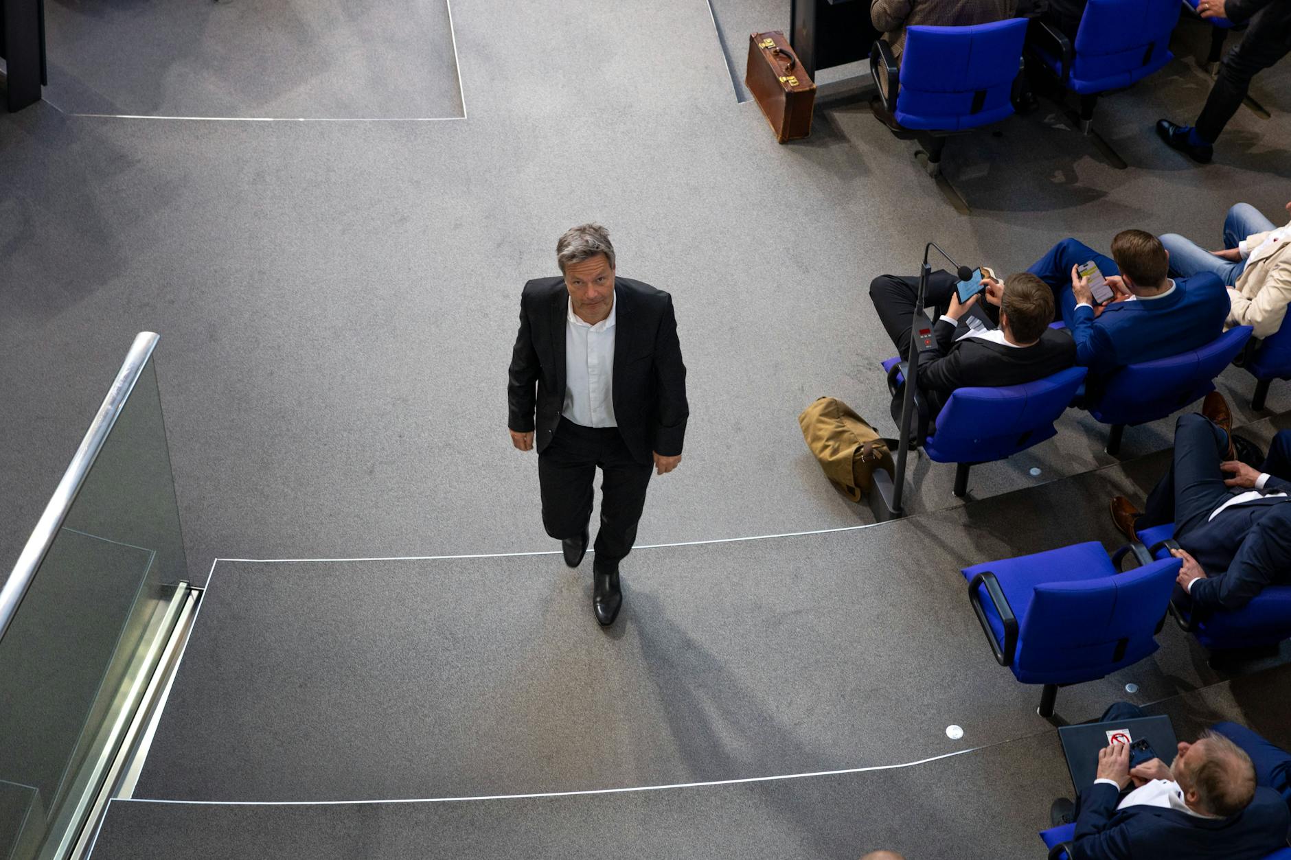 Wirtschaftsminister Robert Habeck (Grüne) stand wegen des Heizungsgesetzes häufig in der Kritik.