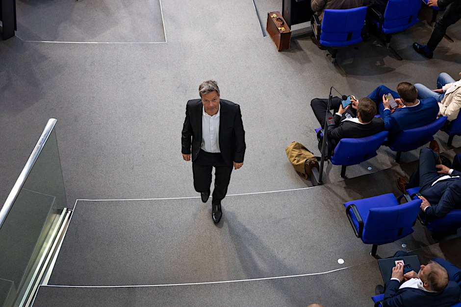 Wirtschaftsminister Robert Habeck (Grüne) stand wegen des Heizungsgesetzes häufig in der Kritik.