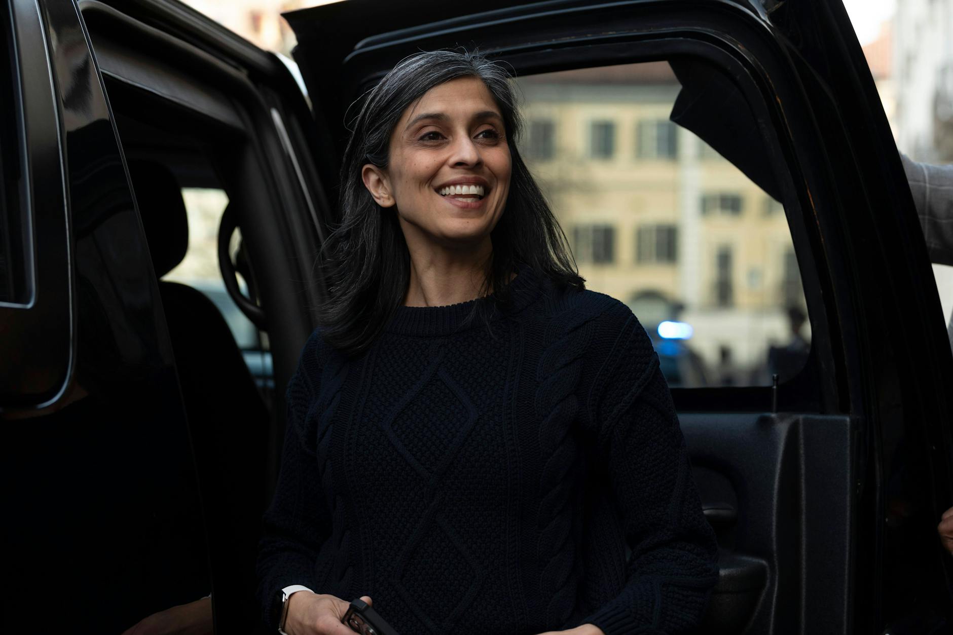 Usha Vance, die Frau von US-Vizepräsident J.D. Vance, wird am Donnerstag nach Grönland reisen.