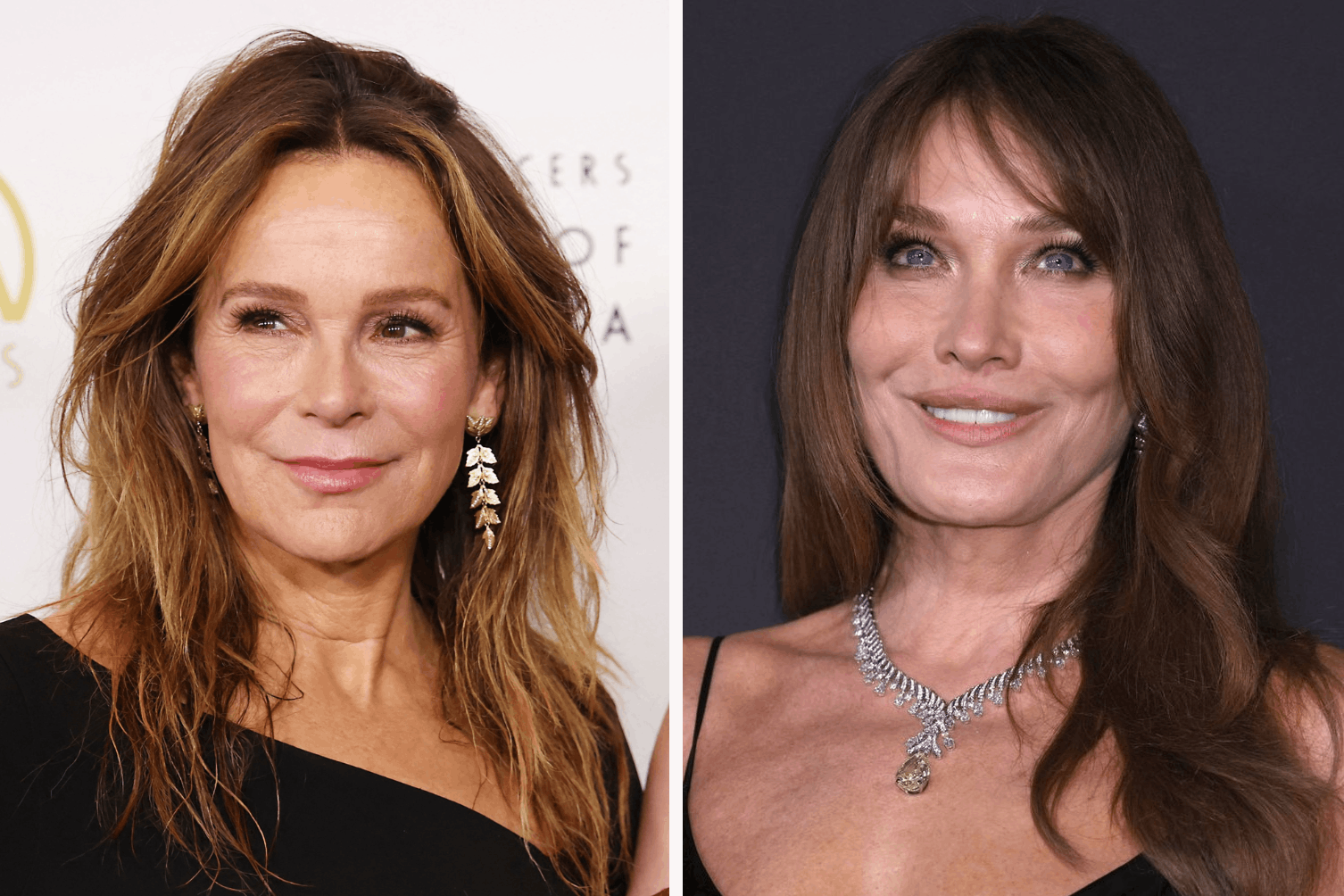 Mal mehr, mal weniger: Beauty-OPs haben sowohl Jennifer Grey (l.) als auch Carla Bruni geschadet.