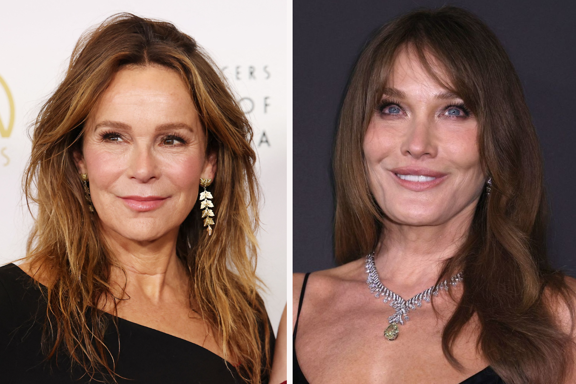 Mal mehr, mal weniger: Beauty-OPs haben sowohl Jennifer Grey (l.) als auch Carla Bruni geschadet.