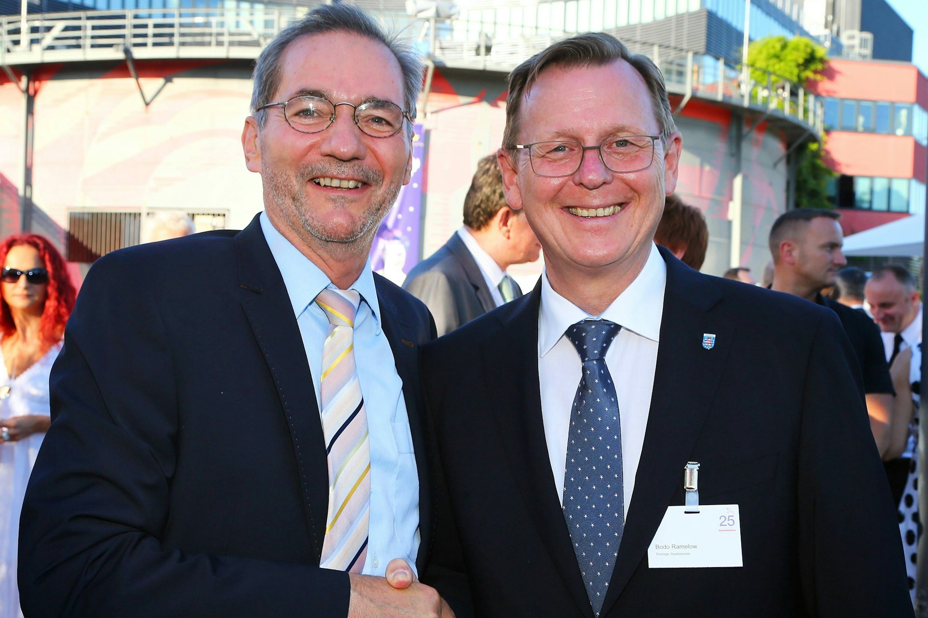 Haben gemeinsam schon so manche Streik-Kuh vom Eis geholt: Matthias Platzeck und Bodo Ramelow.