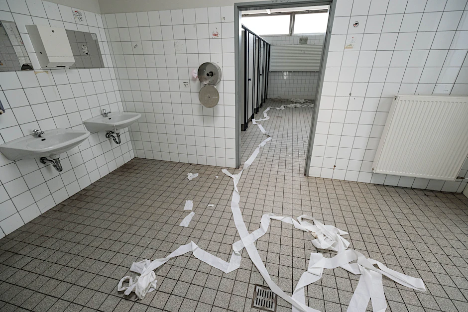 In Berlin sind viele Schulklos einfach nur eklig. 