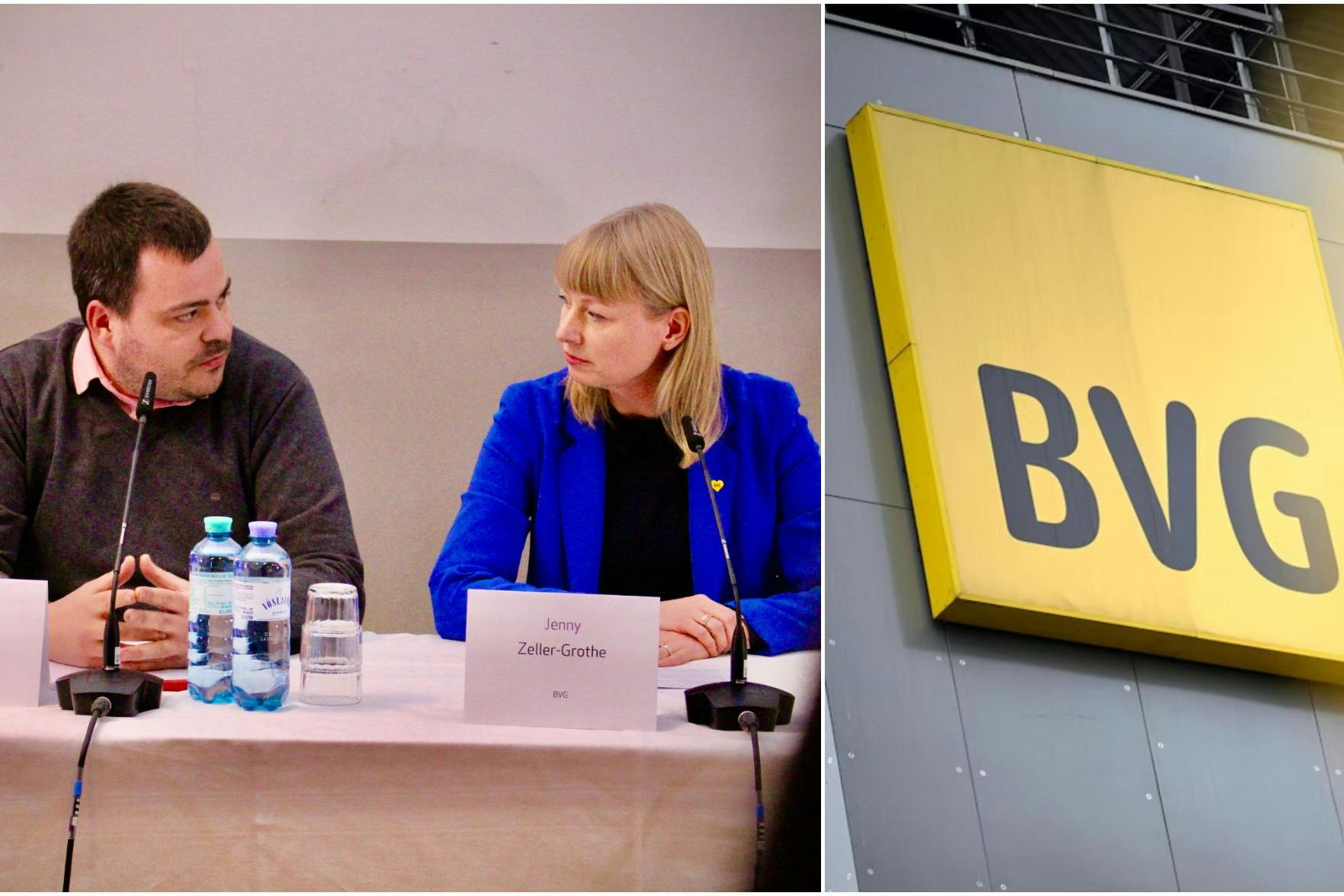 Bei der BVG kommt es zur Schlichtung. Verdi-Mann Jeremy Arndt und BVG-Personalrätin Jenny Zeller-Grothe enigten sich darauf.