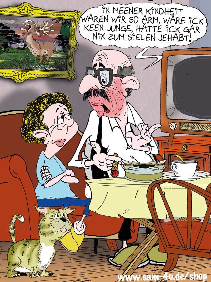 Vorhang auf für unseren Cartoon des Tages, der auch heute von Zeichner Sam Paff aus Berlin kommt.