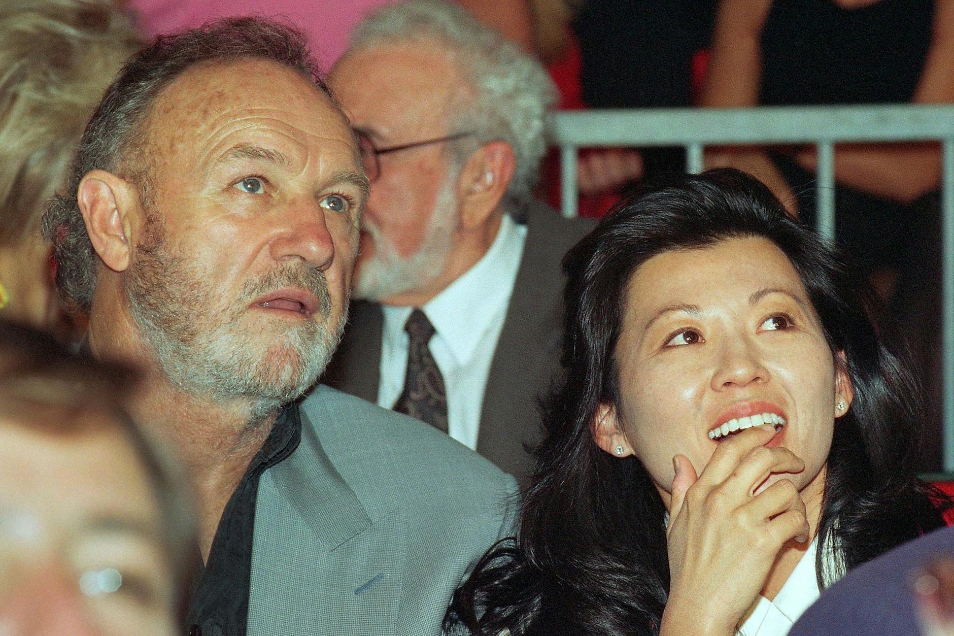 Schauspieler Gene Hackman und seine Frau Betsy Arakawa.