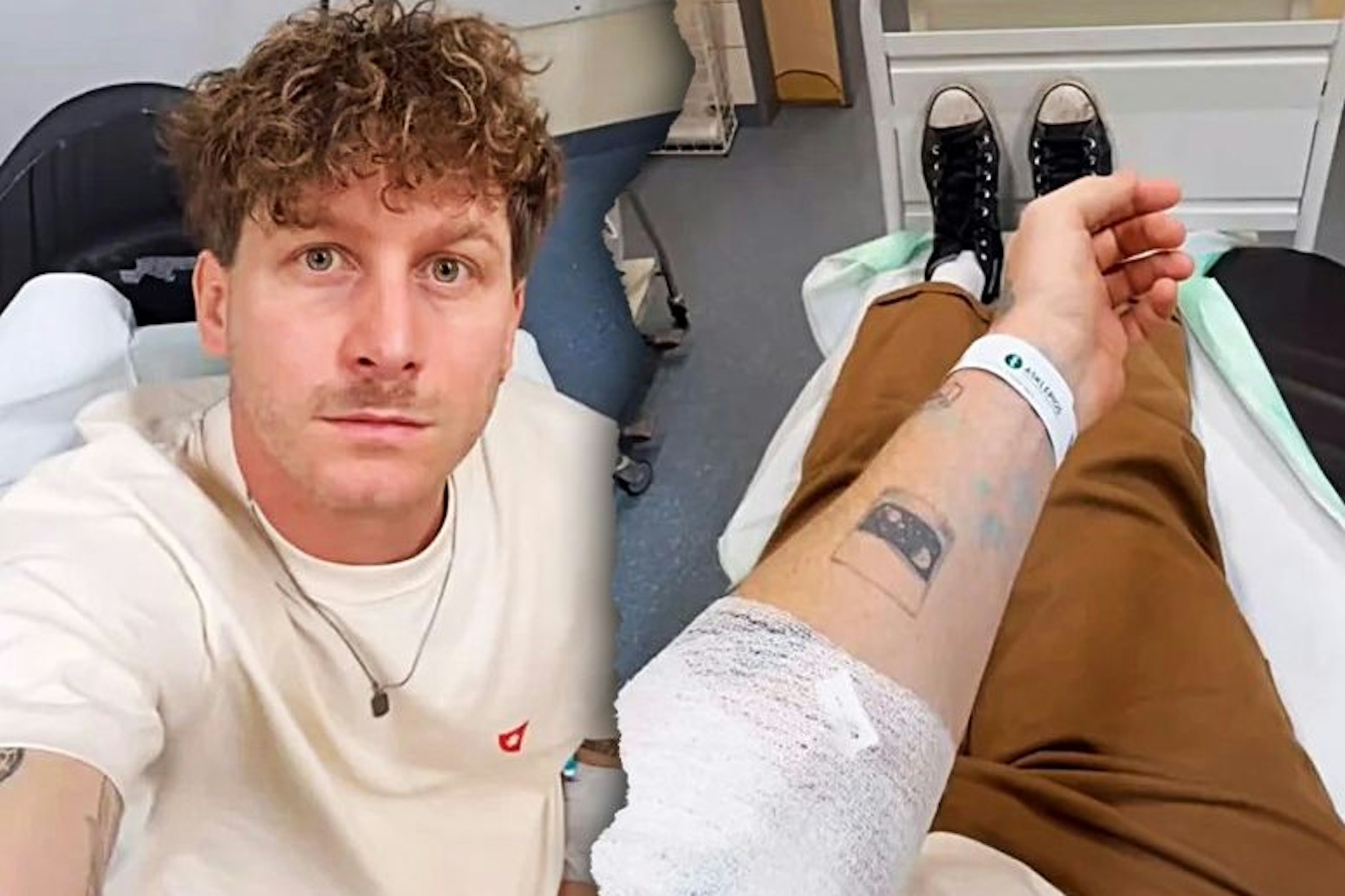 Malte Zierden schickt seinen Followern eine Nachricht aus dem Krankenhaus. Dort muss er sich untersuchen lassen - und kann nicht zur Leipziger Buchmesse.