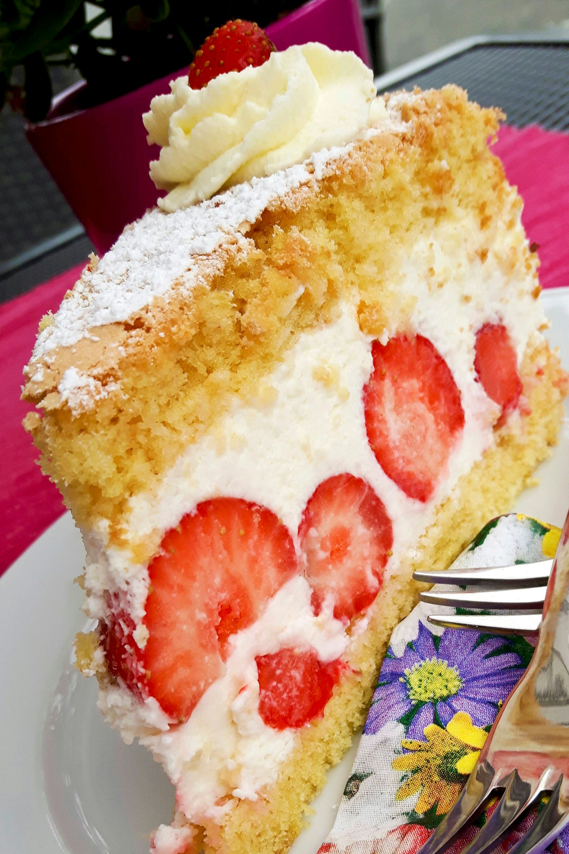 Ein leckeres Stück Erdbeertorte macht jedes Kaffeetrinknen zu einem echten Vergnügen! Unser Rezept für Paradiestorte aus der DDR ist das beste Rezept für Cremetorte, das es gibt.