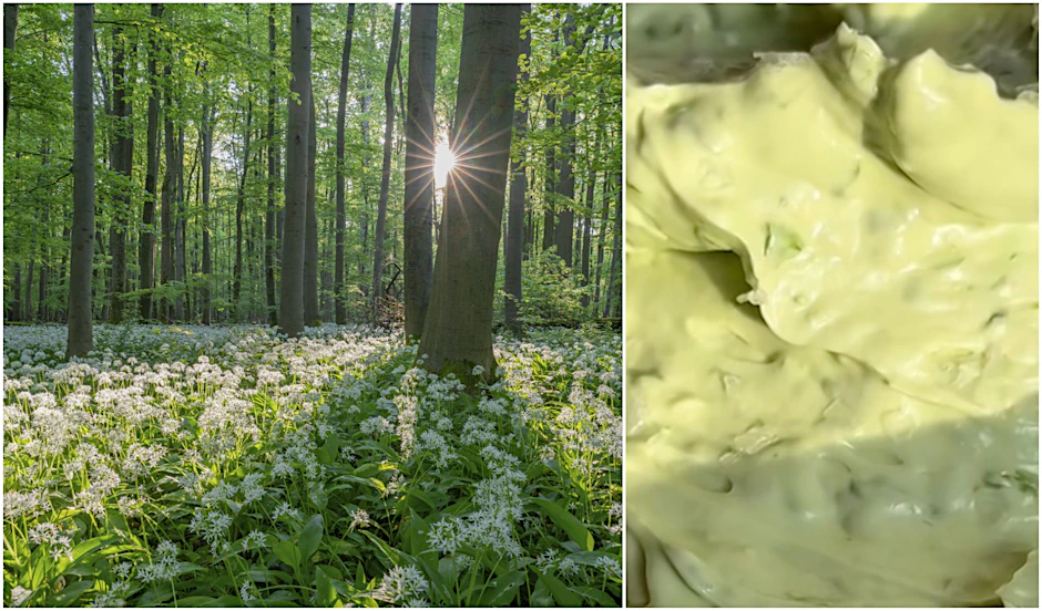 Die weiche Butter wird mit dem Handmixer mehrere Minuten aufgeschlagen, bis sie hell, cremig und luftig ist – so entsteht die besonders zarte, streichfähige Konsistenz.