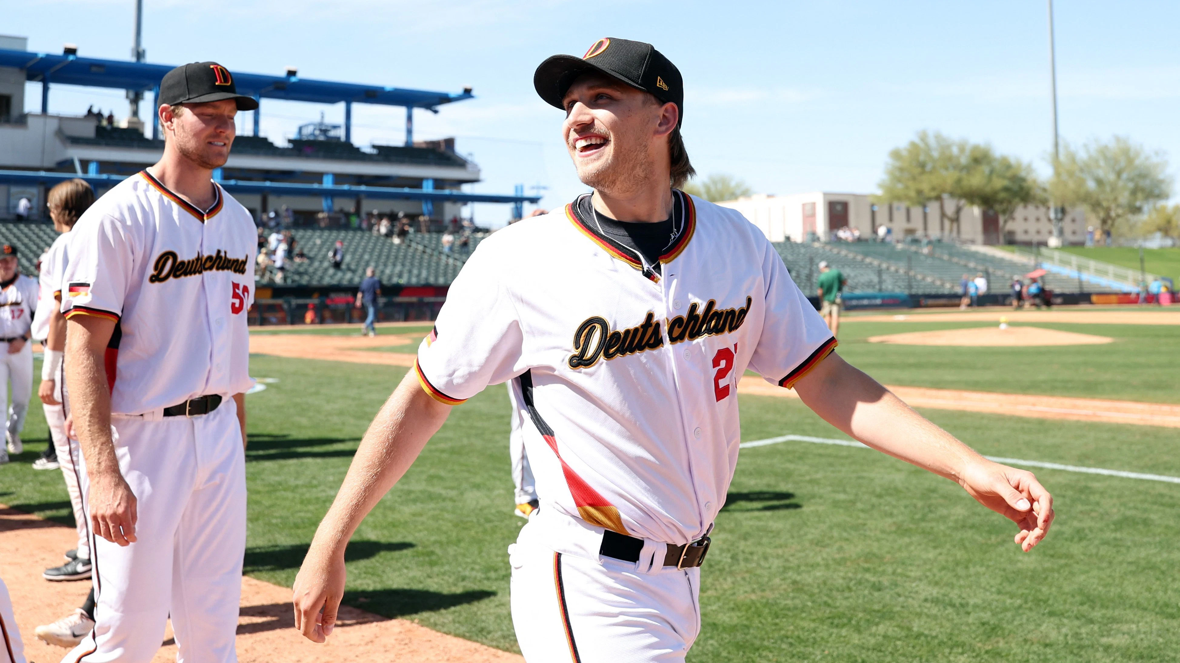 Jaden Agassi debütierte Anfang März in der deutschen Baseball-Nationalmannschaft.