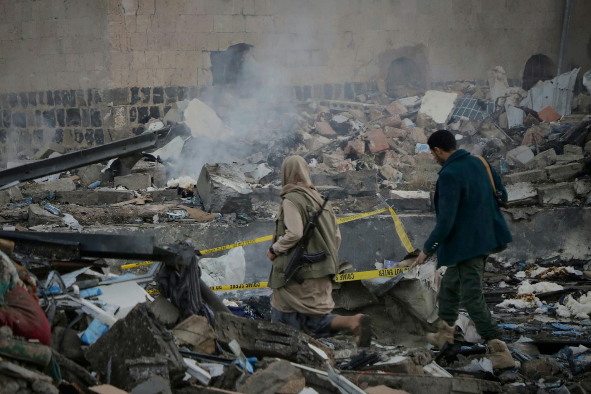 Von US-Luftangriffen getroffen, geplant per Signal-App: die Hauptstadt Sanaa im Jemen