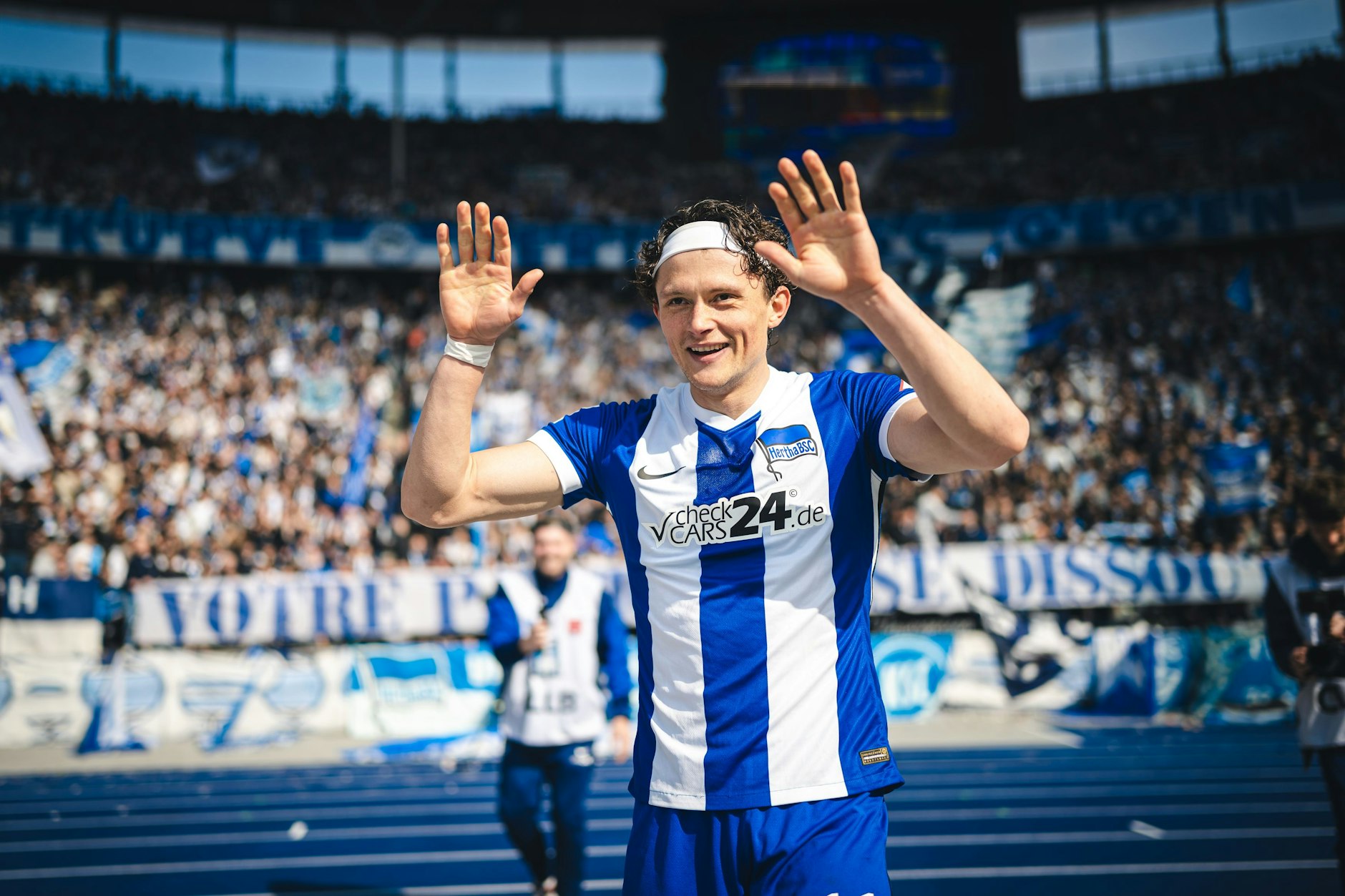 Herthas Publikumsliebling Fabian Reese strahlt wieder. Nach langer Verletzungspause machte er jetzt fünf Tore in drei Spielen.