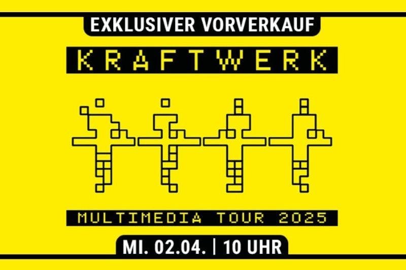 Elektro-Pioniere live erleben – Kraftwerk 2025 auf Tour!