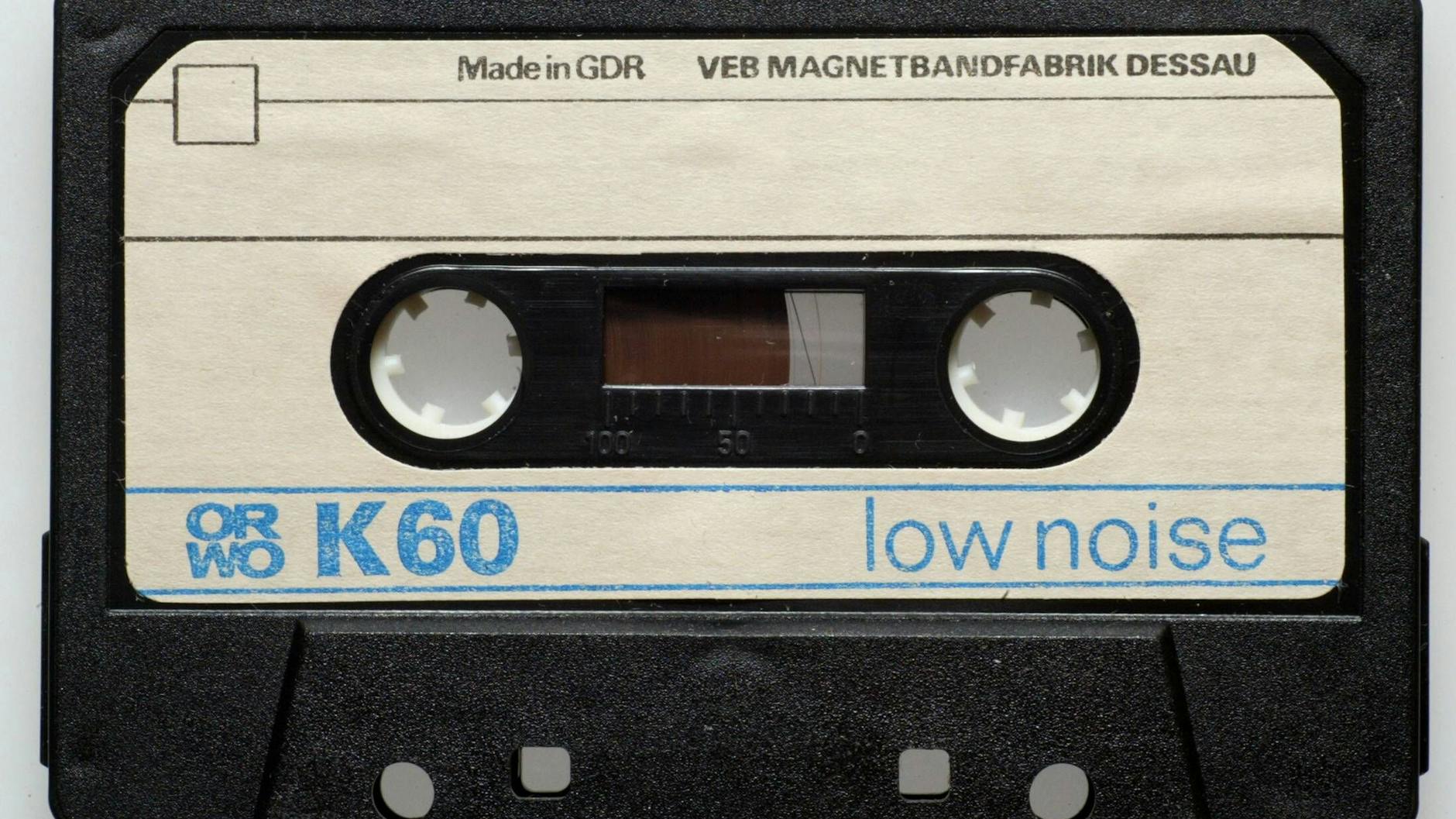 Auch Musikkassetten wurden unter der Marke Orwo hergestellt. 20 DDR-Mark kosteten sie.