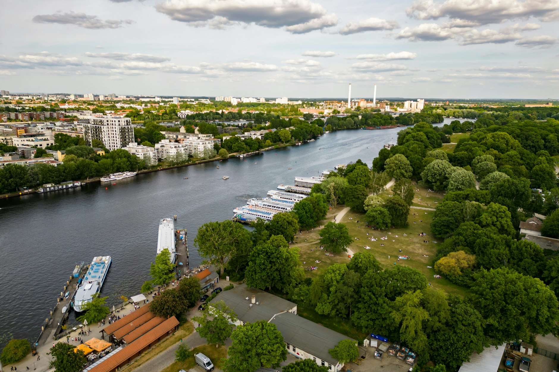 Auf der Halbinsel Stralau in Friedrichshain-Kreuzberg sollen neue Wohnungen entstehen.