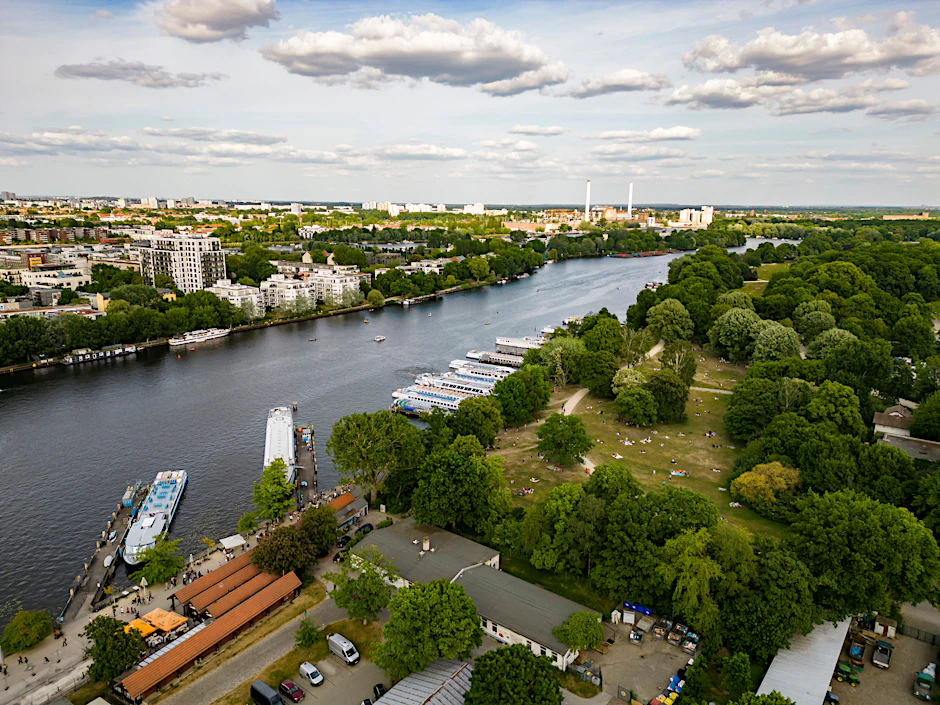 Auf der Halbinsel Stralau in Friedrichshain-Kreuzberg sollen neue Wohnungen entstehen.