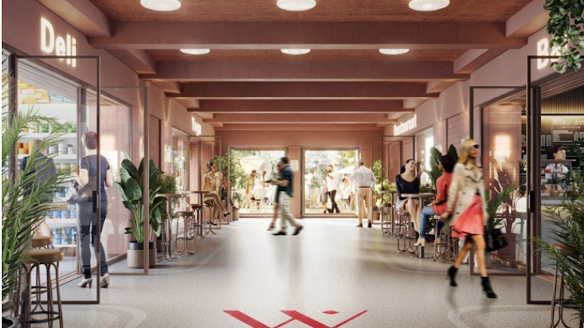 So soll die neue Passage in der „Wilhelmine“ in Oberschöneweide aussehen.