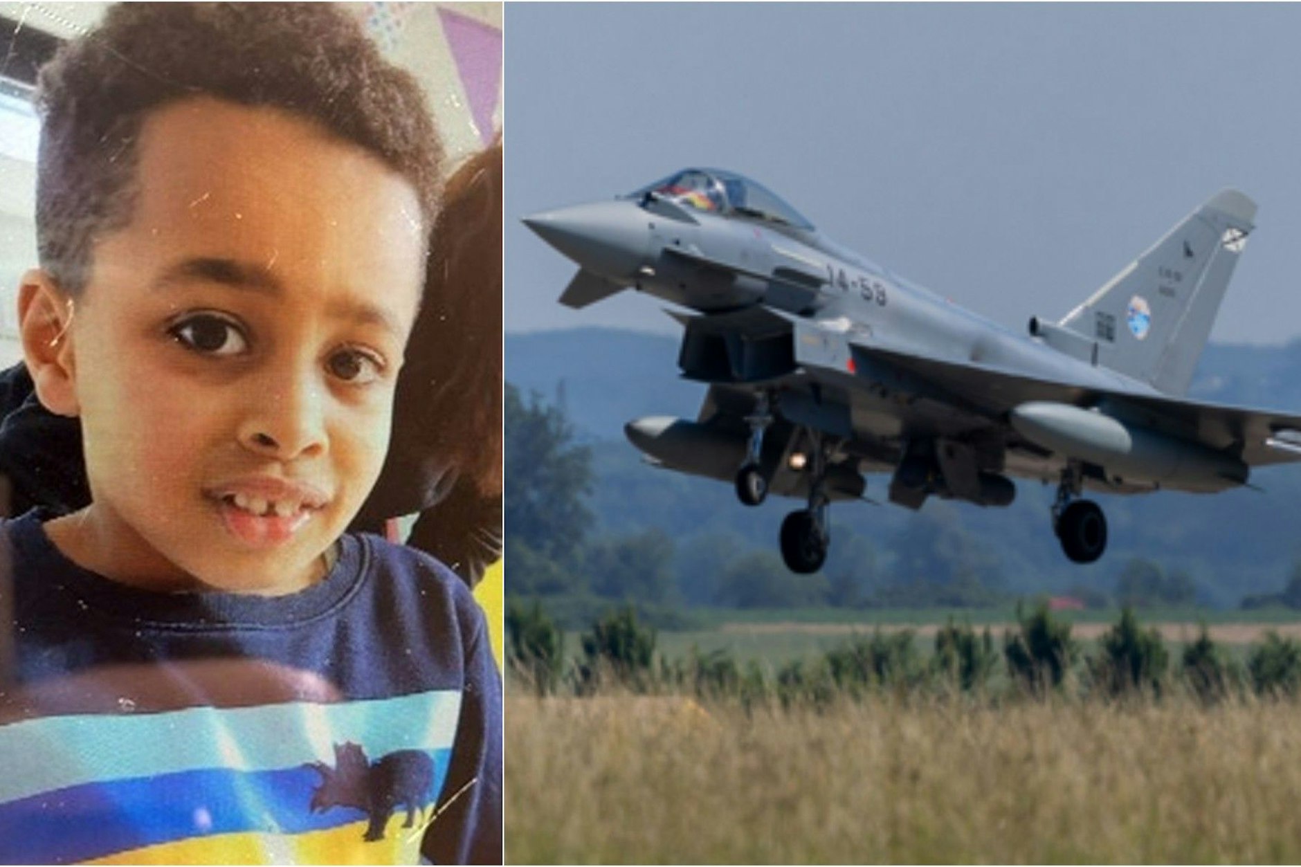 Seit 25. März ist der kleine Pawlos verschwunden. Ein Aufklärungs-Eurofighter der Bundeswehr soll das autistische Kind aufspüren (Symbolfoto).