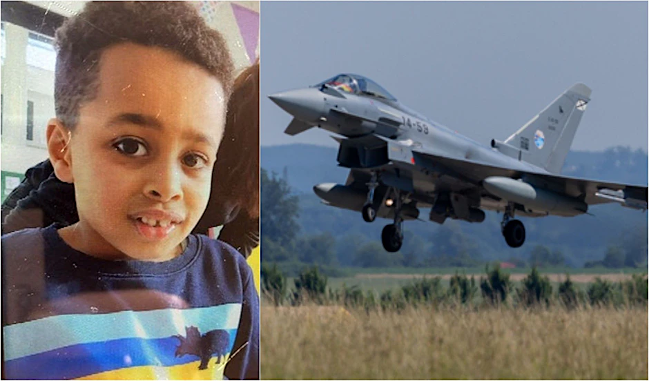 Seit 25. März ist der kleine Pawlos verschwunden.&nbsp; Ein Aufklärungs-Eurofighter der Bundeswehr soll das autistische Kind aufspüren (Symbolfoto).