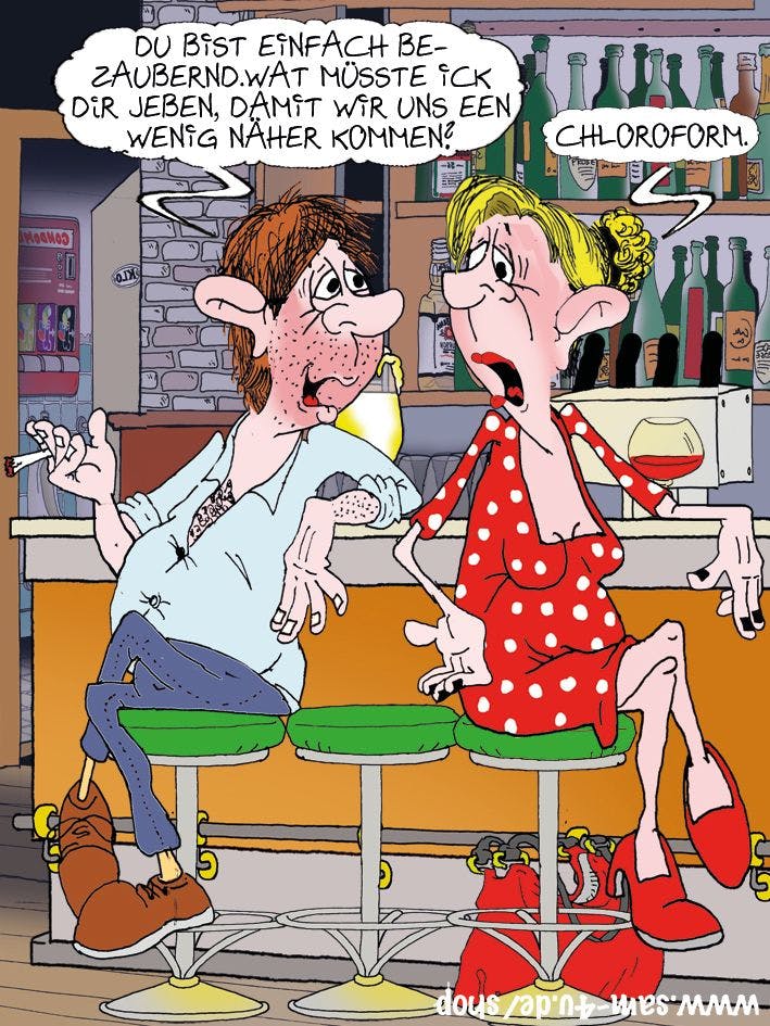 Zeichner Sam Paff aus Berlin liefert jeden Tag den Cartoon des Tages - auch am heutigen Donnerstag.