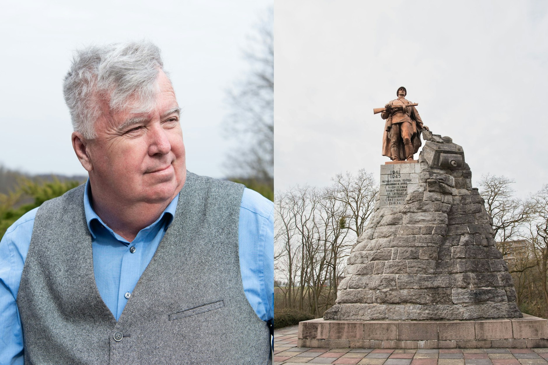 Landrat Gernot Schmidt an den Seelower Höhen: „Habe dem russischen General mein Versprechen gegeben.“